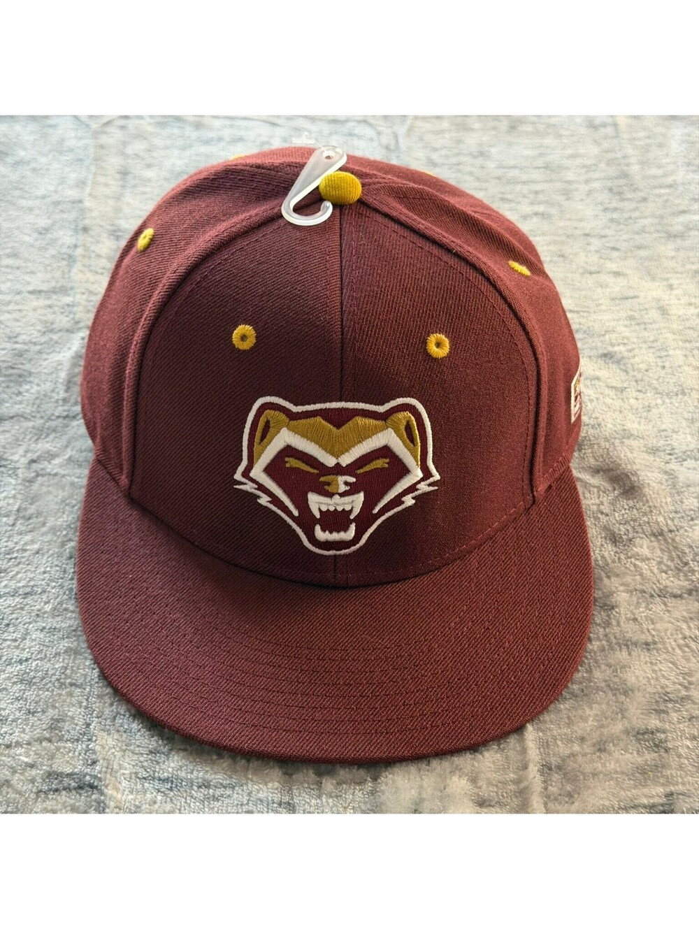 TWS Badgers The Game PRO GP300 Fitted Hat Men's 7 Maroon Gold